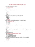 NGỮ ÂM  ÂM VỊ HỌC  PRACTICE TEST 1