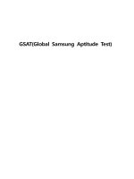 Bộ đề thi GSAT vào Samsung