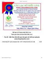 Tổng ônđạo hàm   tiếp tuyến100 CâuTHayhieulive comlời giải chi tiết 