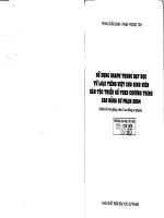 Sử dụng graph trong dạy học từ loại tiếng việt cho sinh viên dân tộc thiểu số theo chương trình cao đẳng sư phạm 2004 