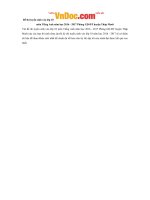 Đề thi tuyển sinh vào lớp 10 môn Tiếng Anh CÓ ĐÁP ÁN huyện Tháp Mười năm 2016  2017