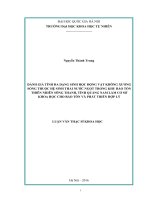 Đánh giá tính đa dạng sinh học Động vật Không xương sống thuộc hệ sinh thái nước ngọt trong khu Bảo tồn thiên nhiên Sông Thanh, tỉnh Quảng Nam làm cơ sở khoa học cho bảo tồn và phát triển hợp lý