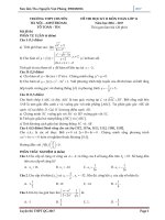 Đề thi học kì 2 môn Toán lớp 11 trường THPT chuyên Amsterdam, Hà Nội năm học 2016  2017 