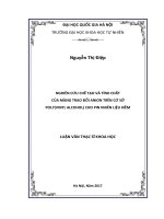 Nghiên cứu chế tạo và tính chất của màng trao đổi anion trên cơ sở poly(vinyl alcohol) cho pin nhiên liệu kiềm