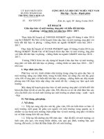 Giáo dục bảo vệ môi trường, ứng phó với biến đổi khí hậu và phòng   chống thiên tai năm học 2016   2017