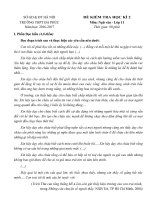 Đề thi học kì 2 môn Ngữ văn lớp 11 trường THPT Đa Phúc, Hà Nội năm học 2016  2017 