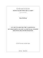Xác lập cơ sở khoa học phục vụ định hướng quy hoạch không gian khu vực đầm Thị Nại, tỉnh Bình Định trong bối cảnh biến đổi khí hậu