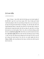 So sánh và bình luận cơ cấu công ty cổ phần trong Luật doanh nghiệp 2005 và Luật doanh nghiệp 2014