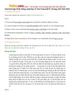 Giải bài tập SGK tiếng Anh lớp 11 Test Yourself E (Trang 163164165) 