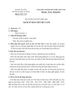 LỊCH sử báo CHÍ VIỆT NAM 