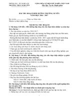 Bài thu hoạch bồi dưỡng thường xuyên 2016 2017 