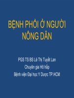Đề tài bệnh phổi ở người nông dân