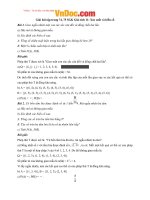 Giải bài tập trang 74, 75 SGK Giải tích 11: Xác suất và biến cố 