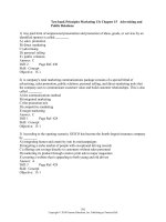 Test bank principles marketing 13e chapter 15  advertising and public relations 