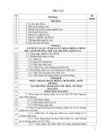 hoạt động chăm sóc nuôi dưỡng tại trường mầm non