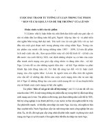 TIỂU LUẬN   CUỘC đấu TRANH TRÊN LĨNH vực tư TƯỞNG lý LUẬN TRONG tác PHẨM bàn về cái gọi là THỊ TRƯỜNG của lê NIN