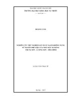 Nghiên cứu thử nghiệm sản xuất gạch không nung từ nguồn phế liệu của nhà máy xi măng trung sơn   lương sơn   hòa bình (Tóm tắt  trích đoạn)