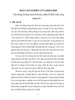 Xây dựng chương trình tính toán, phân bố điều kiện sóng ngang bờ (Tóm tắt  trích đoạn)