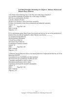 Test bank principles marketing 13e chapter 6   business markets and business buyer behavior 