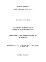 Kiểm tra lỗi in trên rearcase sử dụng mạng nơron nhân tạo