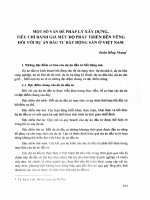 Một số vấn đề pháp lý xây dựng, tiêu chí đánh giá mức độ phát triển bền vững đối với dự án đầu tư bất động sản ở việt nam (tóm tắt  trích đoạn)