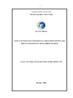 Nâng cấp tính năng tìm kiếm của phần mềm thương mại điện tử magento sử dụng sphinx search (tóm tắt  trích đoạn)