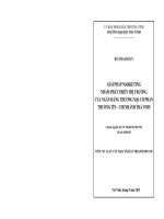 Giải pháp marketing nhằm phát triển thị trường của ngân hàng thương mại cổ phần sài gòn thương tín chi nhánh trà vinh (tóm tắt  trích đoạn)