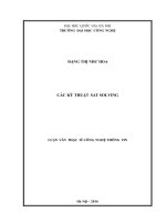 Các kỹ thuật SAT solving (tóm tắt  trích đoạn)