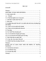 Nghiên cứu Ứng dụng phần mềm Maxwell trong mô phỏng từ trường máy điện