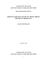 Kinh tế   xã hội vùng ven đô hồ tây trong thời kỳ đổi mới (từ 1986 đến nay) (tóm tắt  trích đoạn)