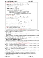 ÔN tập THẤU KÍNH Vật Lý 11