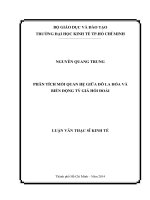 Phân tích mối quan hệ giữa đô la hóa và biến động tỷ giá hối đoái 
