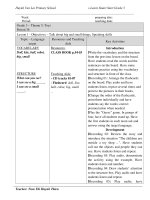 Giáo án ilean smart start 3 themer 5 (2 tiết 1 tuần)