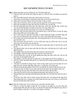 BÀI tập KIỂM TOÁN căn bản