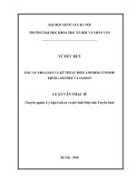 Dấu ấn nho giáo và kỹ thuật điện ảnh hollywood trong mother và oldboy (Tóm tắt, trích đoạn)