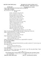 Đề thi giữa học kì 2 môn Ngữ văn lớp 10 trường THPT Đồng Đậu, Vĩnh Phúc năm học 2016  2017 