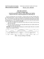 " Phân tích ổn đỉnh lực ngang đỉnh trụ cầu vòm (cầu rồng đà nẵng)