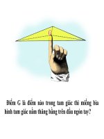 Bai Giảng Tính Chất Ba Đường Trung Tuyến Của Tam Giác