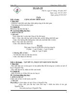 giáo án toán lớp 5 tuần 25