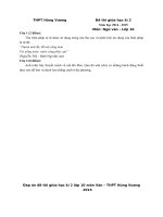 Đề thi giữa học kì 2 môn Ngữ văn lớp 10 trường THPT Hùng Vương năm học 2014  2015 