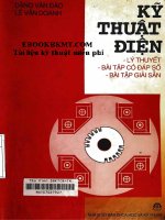 SÁCH SCAN   kỹ thuật điện   lý thuyết  bài tập có đáp số  bài tập điện giải sẵn(đặng văn đào   lê văn doanh)