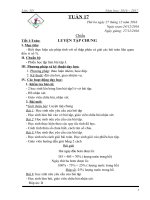 giáo án toán lớp 5 tuần 17