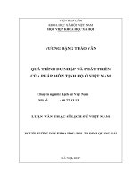 Quá trình du nhập và phát triển của pháp môn tịnh độ ở việt nam 