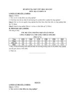 Đề kiểm tra 45 phút học kì 2 môn Địa lý lớp 10 trường THPT Phan Ngọc Hiển, Cà Mau năm học 2014  2015 