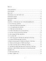 Đánh giá công tác quản lý chất thải rắn sinh hoạt hướng đến phát triển nông thôn mới tại xã hồng sơn   huyện đô lương – tỉnh nghệ an 