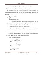 Đồ án tốt nghiệp cấp thoát nước