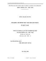 Tìm hiểu mô hình thư viện doanh nhân ở Việt Nam