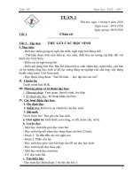 giáo án toán lớp 5 tuần 1