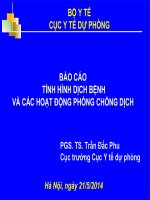 Báo Cáo Tình Hình Dịch Bệnh Và Các Hoạt Động Phòng Chống Dịch