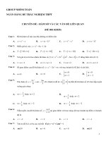 tổng hợp đề luyện thi toán 12+đáp án